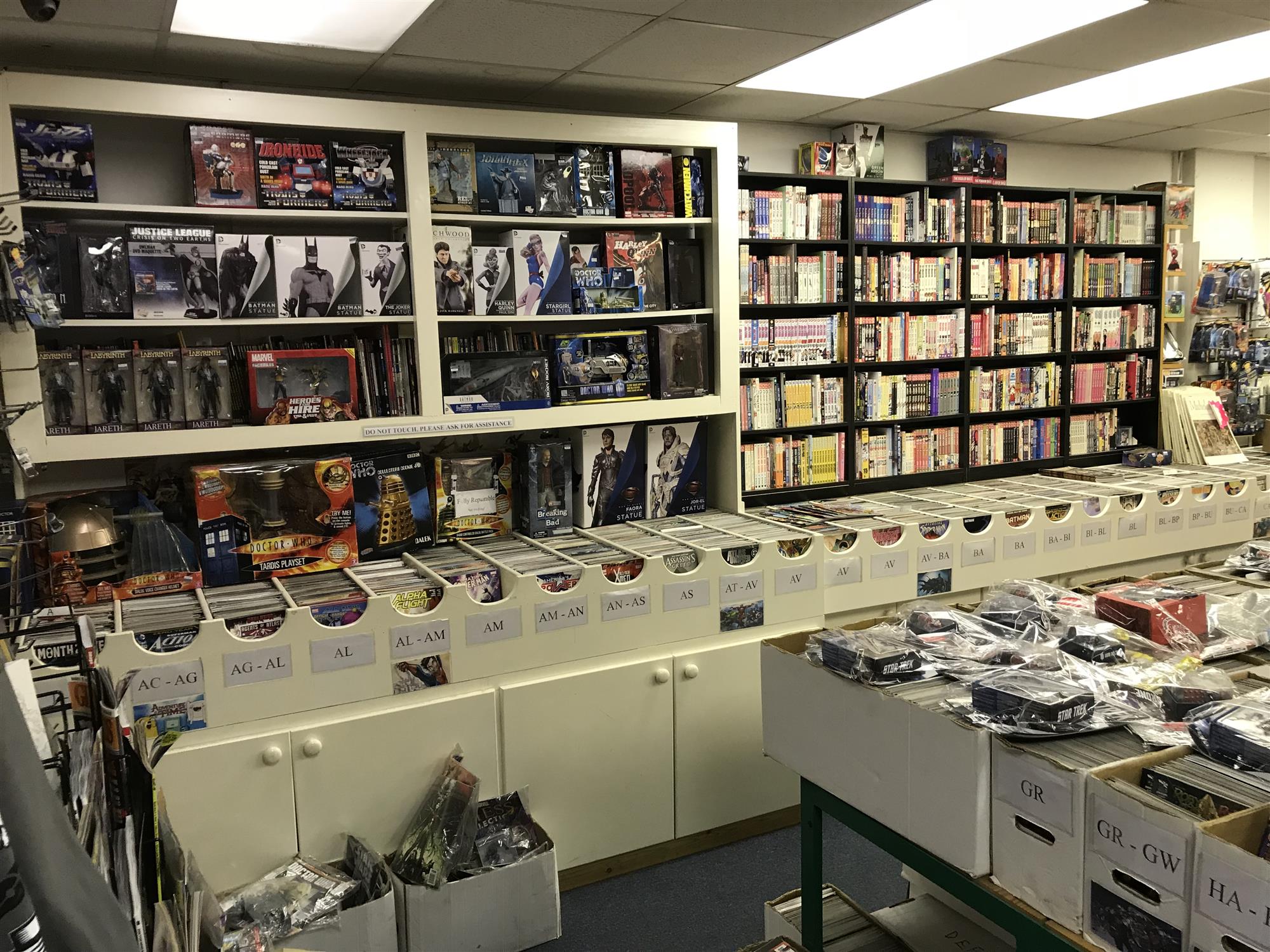 RETAIL & ONLINE COMICS & COLLECTABLES SUPERSTORE IN CARDIFF CITY CENTRE