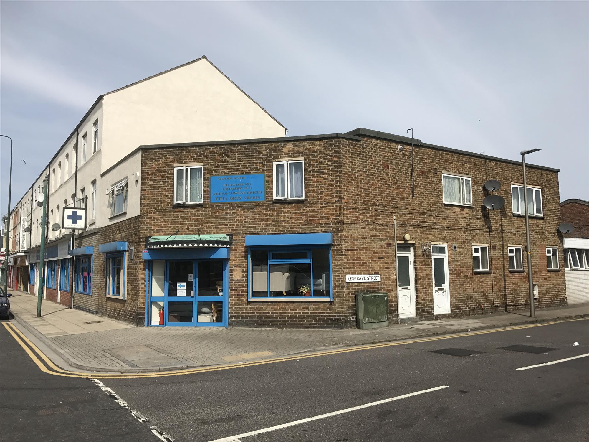 HOME FURNISHINGS SUPERSTORE WITH RESIDENTIAL LETTING APARTMENTS IN GRIMSBY TOWN CENTRE