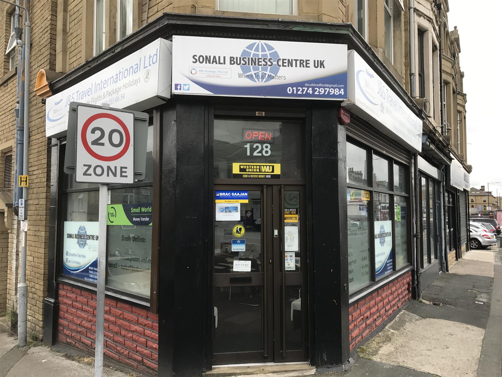 INDEPENDENT TRAVEL AGENT IN BRADFORD SUBURB
