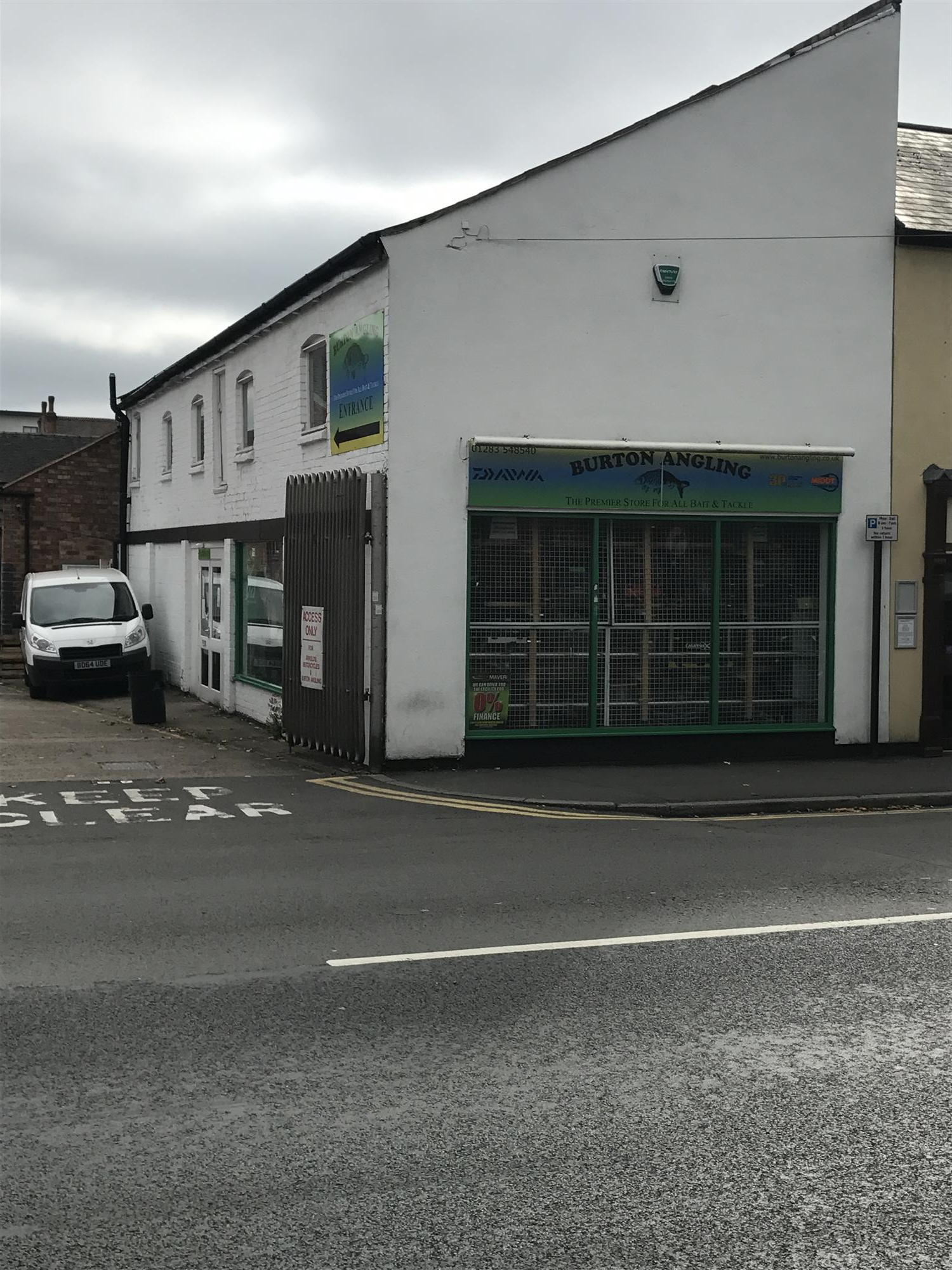 RETAIL ANGLING SUPPLIES EMPORIUM IN BURTON ON TRENT