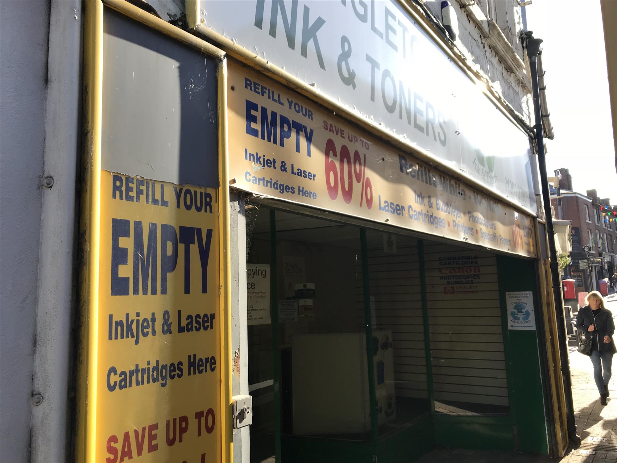 INKJET & LASER PRINTER & TONER CARTRIDGE SPECIALIST IN CONGLETON TOWN CENTRE