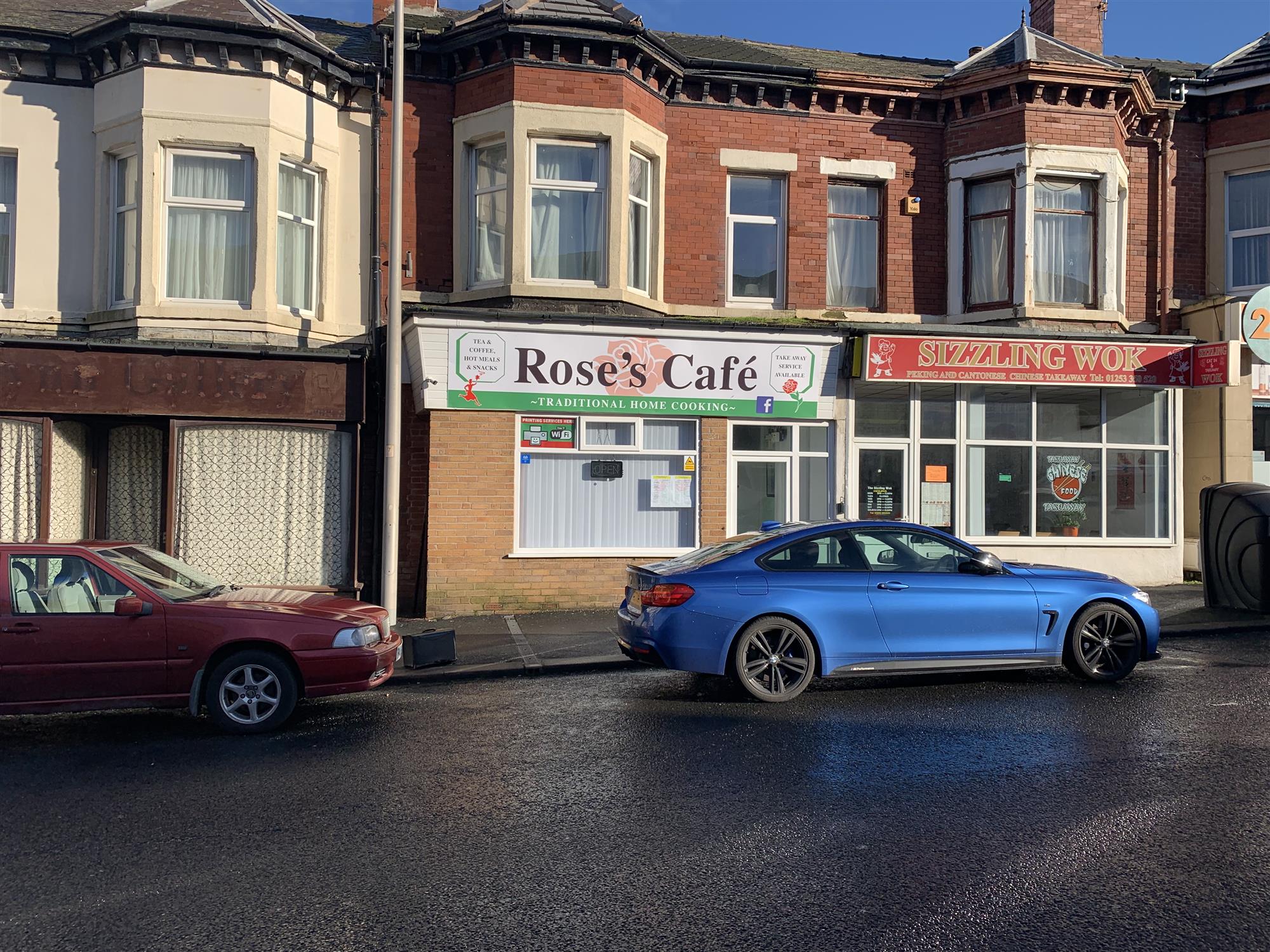 POPULAR CAFE WITH DELIVERIES NEAR BLACKPOOL SEAFRONT