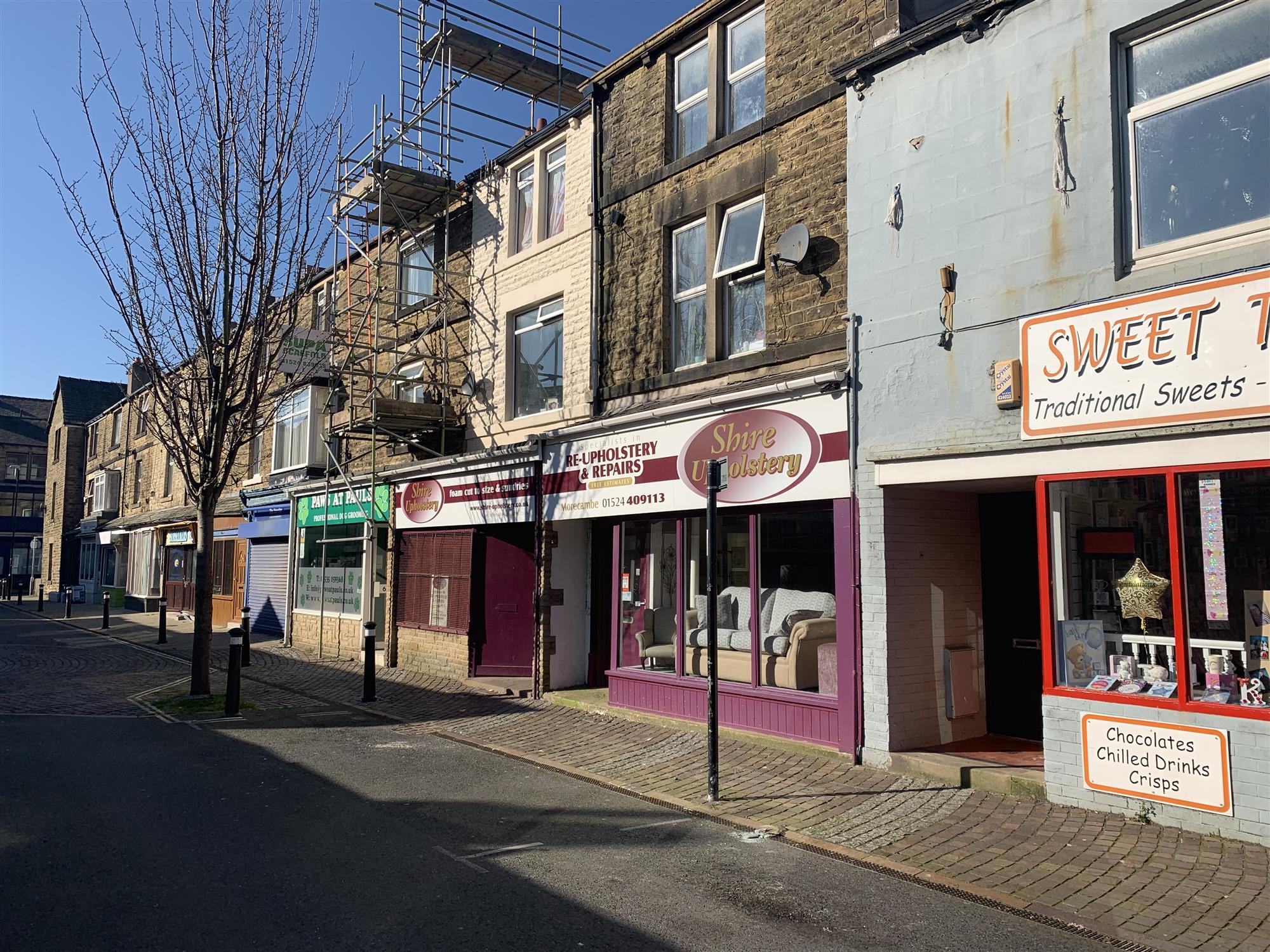 DOMESTIC & COMMERCIAL FURNITURE RE-UPHOLSTERY SPECIALIST town centre position MORECAMBE