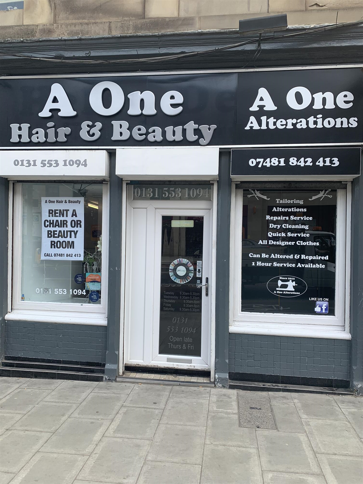 STYLISH UNISEX HAIR & BEAUTY SALON IN EDINBURGH CITY CENTRE