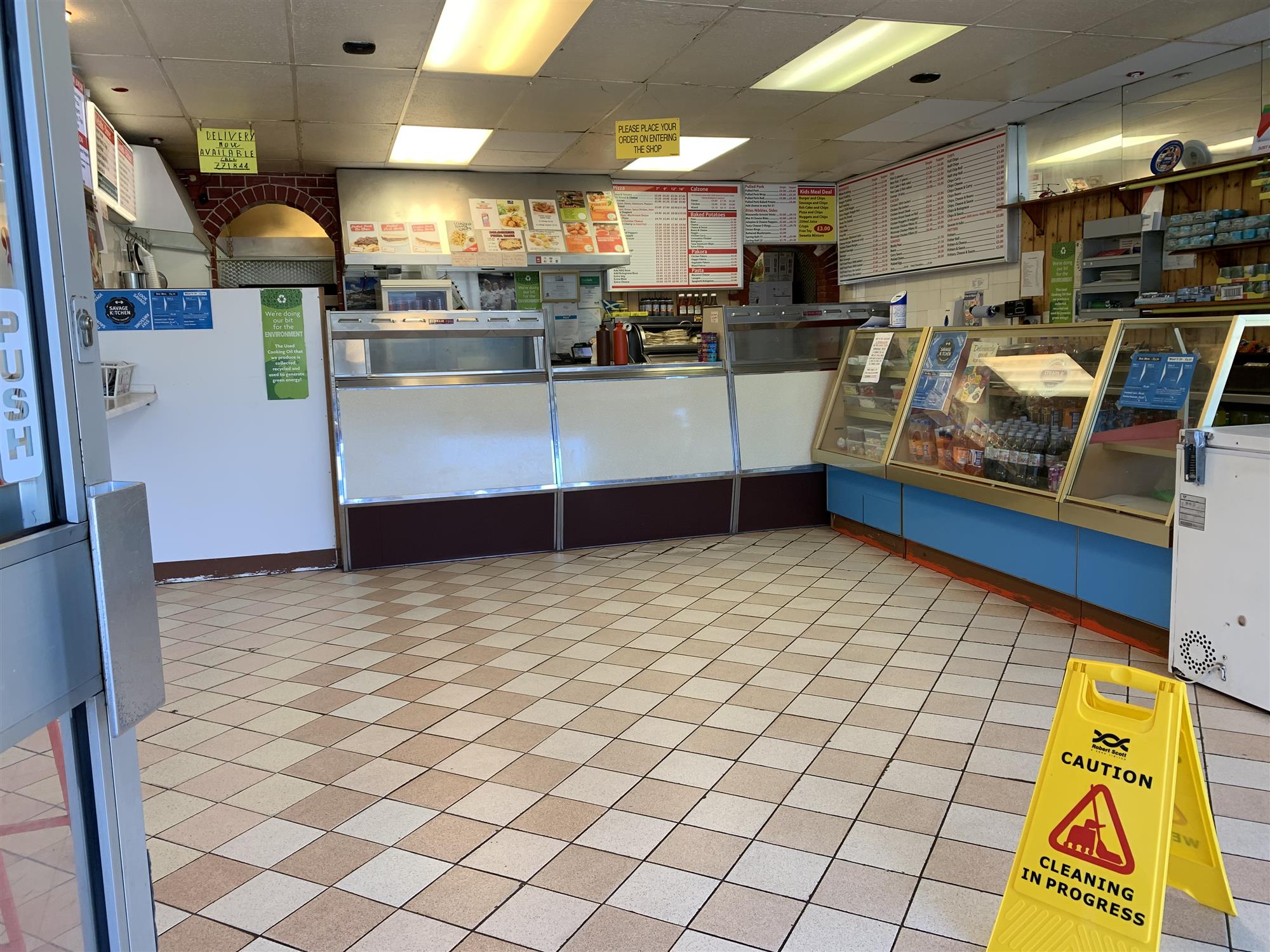 THRIVING FISH BAR & FASTFOOD TAKEAWAY WITH DELIVERIES IN GLENROTHES