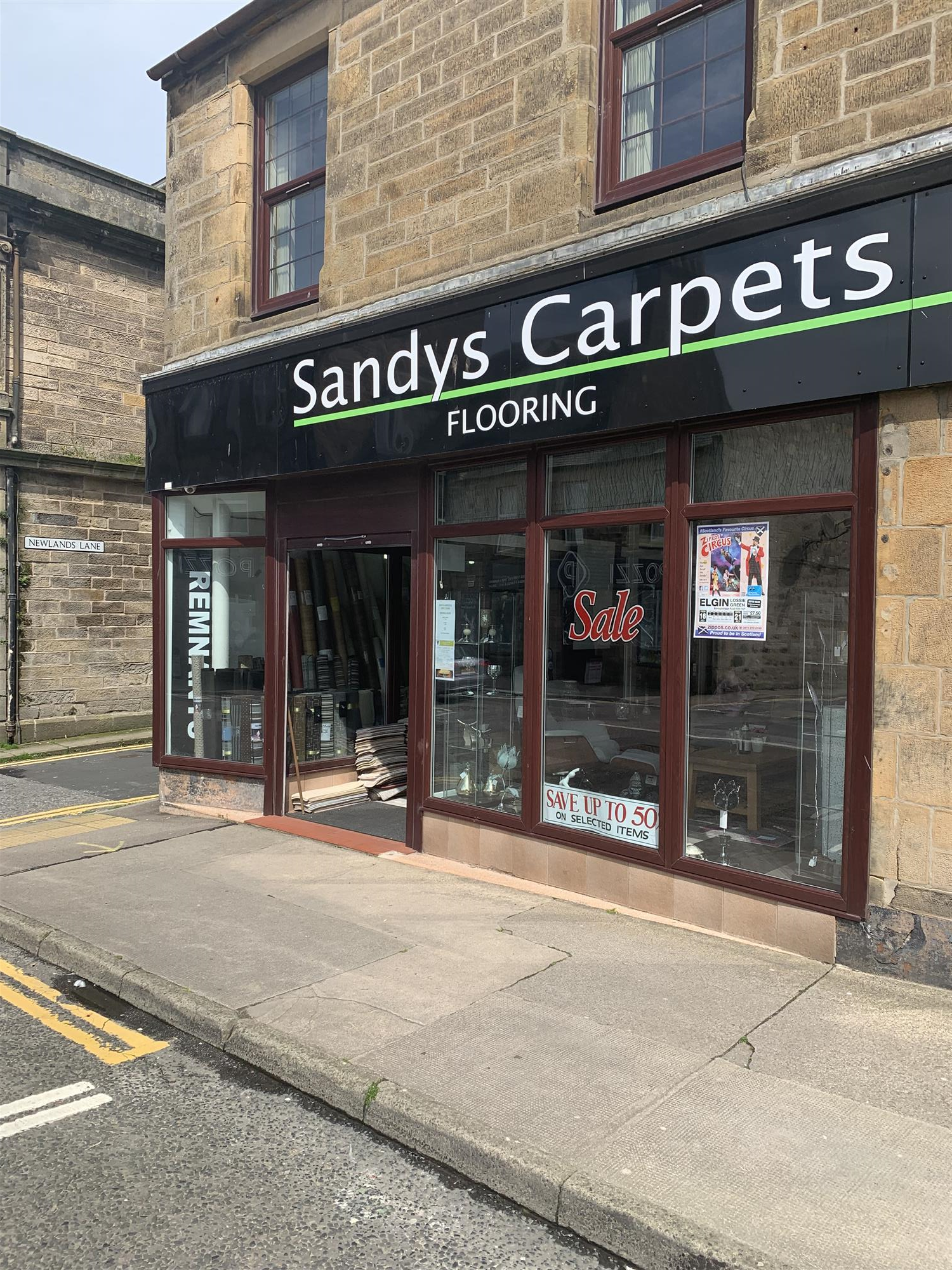 HIGHLY  PROFITABLE  FREEHOLD CARPETS & FLOORINGS CENTRE ON BUCKIE HIGH STREET