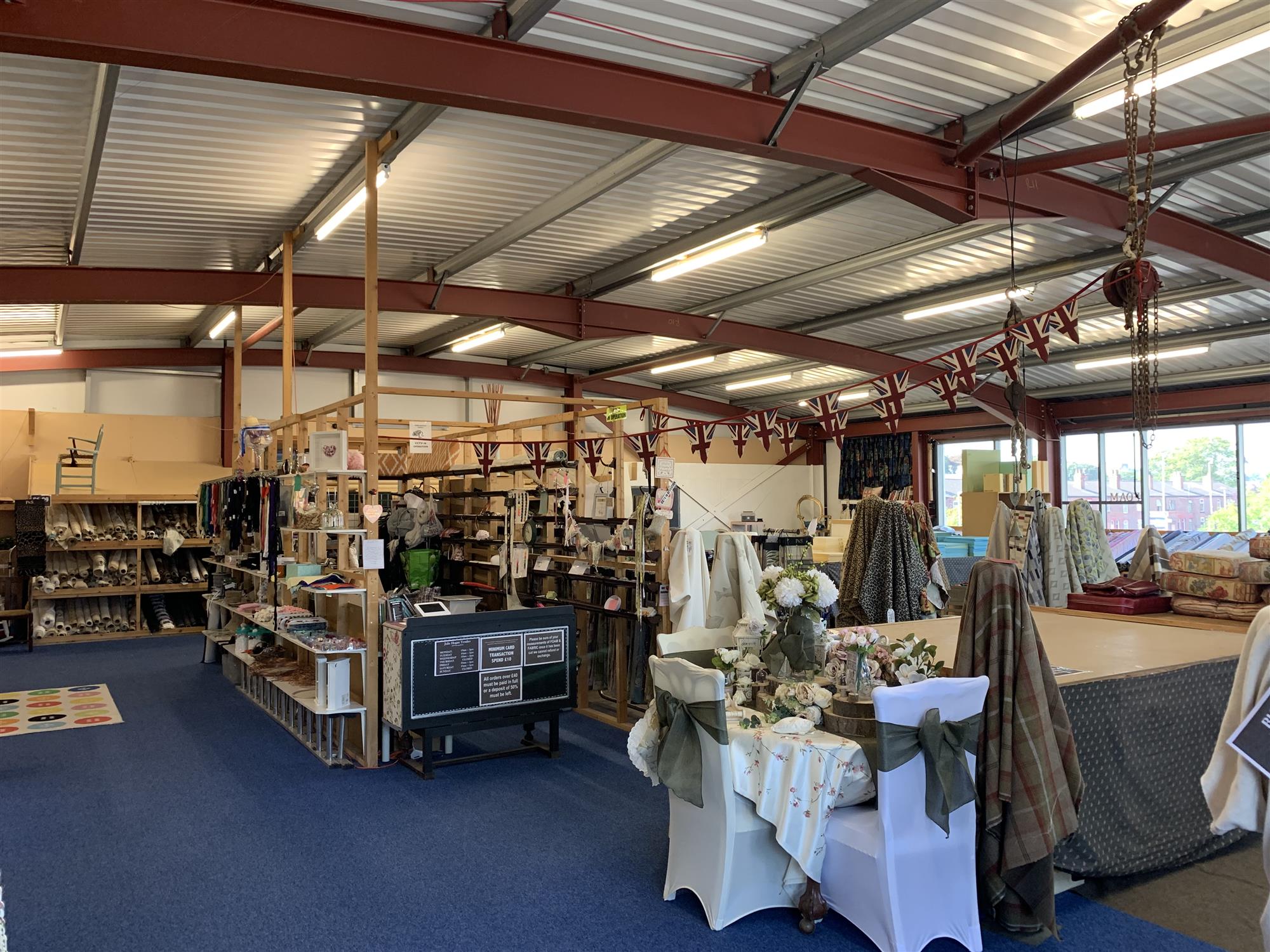 FABRICS & INTERIOR DESIGN EMPORIUM WITH BESPOKE CURTAINS & UPHOLSTERY SERVICES IN WARRINGTON