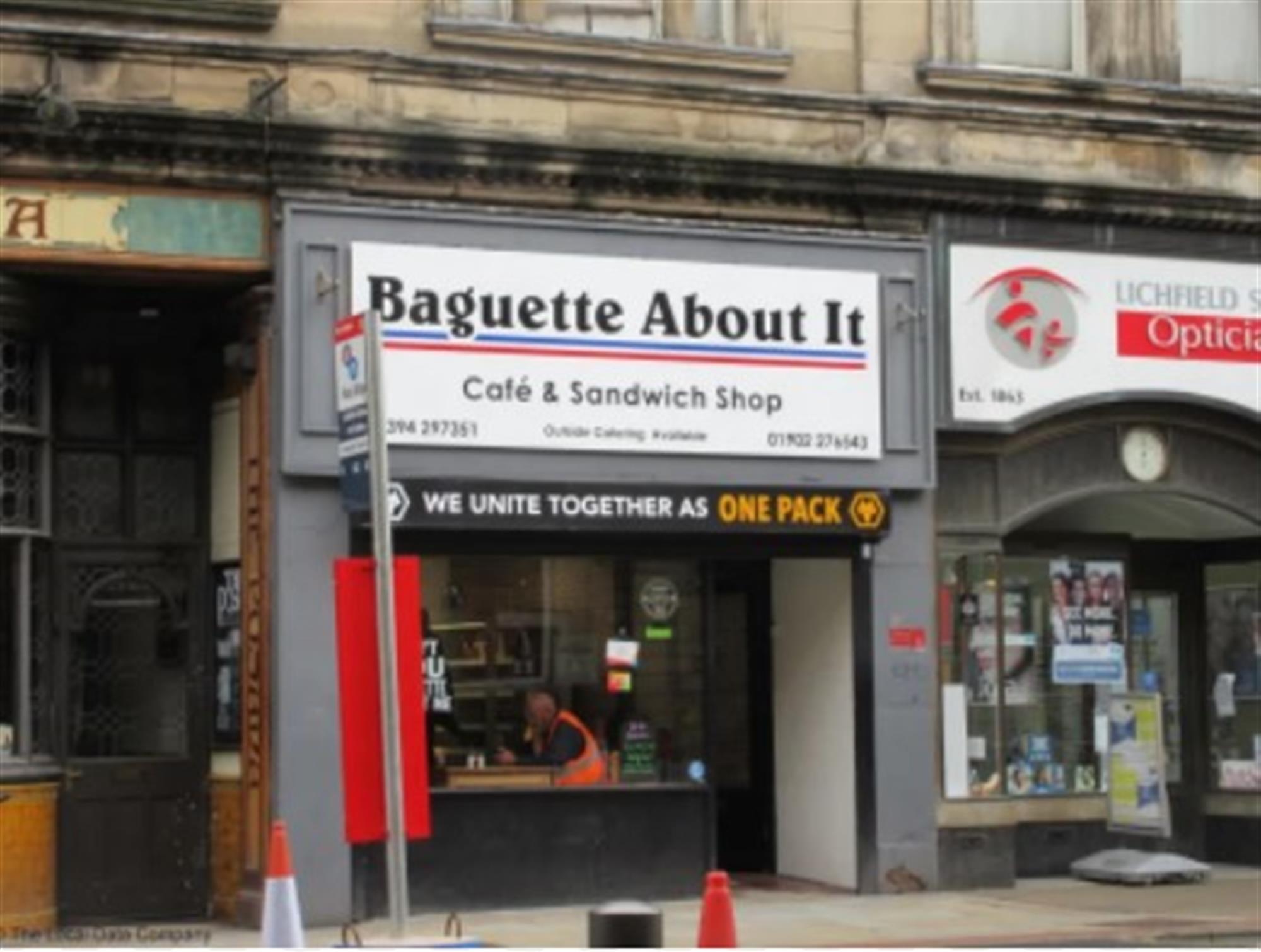 BAGUETTE BAR & COFFEE SHOP city centre location WOLVERHAMPTON